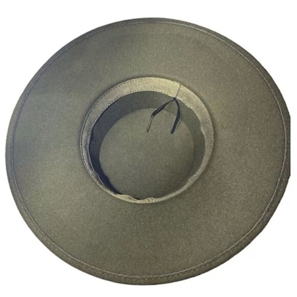 Western Felt Cowboy Hat Size 7 Green or Black - Picture 13 of 14